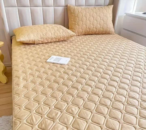 Protector de Colchón Antifluidos Premium + 2 Fundas de Almohada de Regalo.